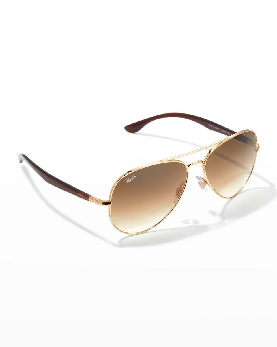 Metal Aviator Sunglasses